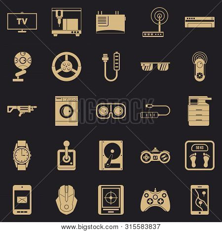 Facility Icons Set. Simple Set Of 25 Facility Icons For Web For Any Design
