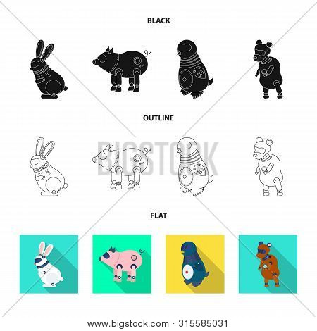 Vector Design Of Toy And Science Icon. Set Of Toy And Toy Vector Icon For Stock.