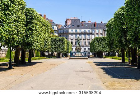 Nantes, France - May 12, 2019: The Statue Of Pierre Cambronne A Military General On The Cours Cambro