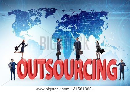 Concept of outsourcing in modern business