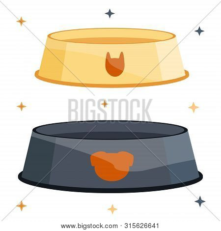 Cute Sweet Dark Black Beige Pet Vet Bowl For Feed Muzzle Snout Mug Noot Cat Dog Dogbone Canine Bone 
