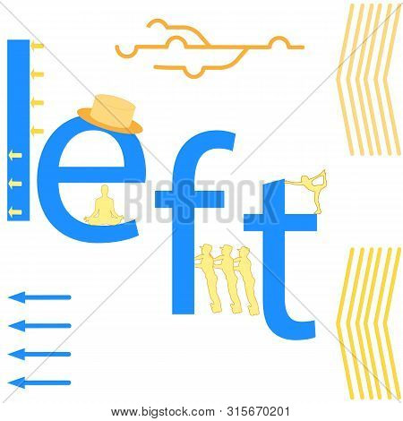 Left Arrow Icon, Left Arrow Icon Vector, In Trendy Flat Style Isolated On White Background. Left Arr