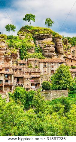 Rupit, A Medieval Village In The Middle Of Nature. Catalonia, Osona.