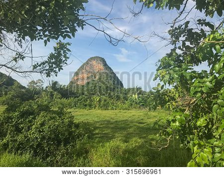 Natyre Scene Little Mountain At Phatthalung, Thailand