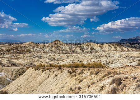 The Badlands Of Abanilla And Mahoya Near Murcia In Spain