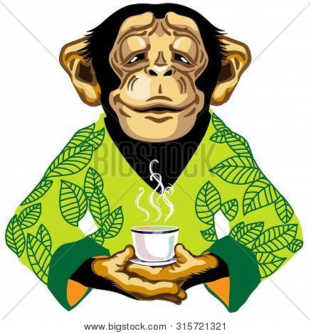Cartoon Chimpanzee Vector Photo Free Trial Bigstock