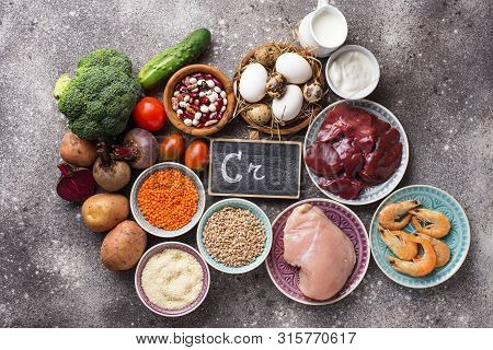 Natural Products Sources Of Chromium. Food Containing Cr
