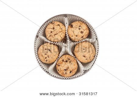 Schachtel Schokolade cookies