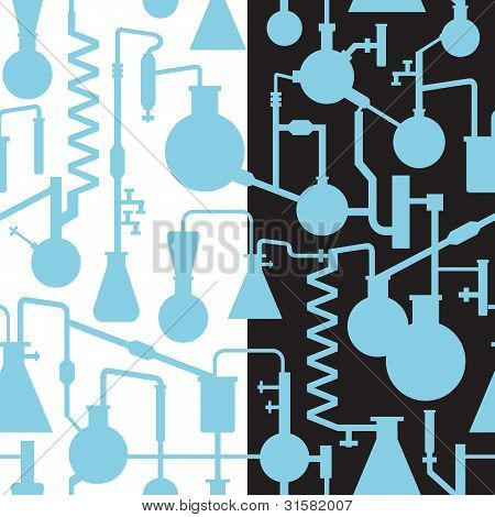 Vettore senza soluzione di continuità di Science lab