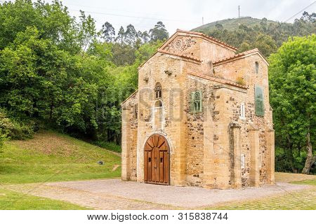 View At The Church Of San Miguel De Lillo In Oviedo, Spain