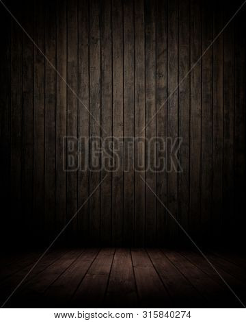 dark empty interior room. may used as background.