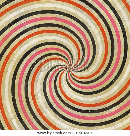 60 ' s 70 ' s Groovy redemoinho Retro Funky espiral selvagem raios