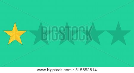 Golden Stars Service Rating Missing Some Points Vector