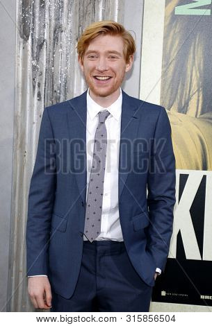 Domhnall Gleeson at the Los Angeles premiere of 'The Kitchen' held at the TCL Chinese Theatre IMAX in Hollywood, USA on August 5, 2019.