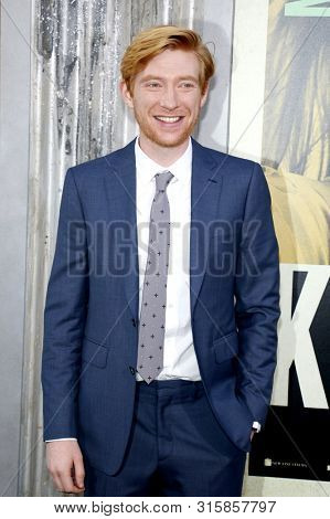 Domhnall Gleeson at the Los Angeles premiere of 'The Kitchen' held at the TCL Chinese Theatre IMAX in Hollywood, USA on August 5, 2019.