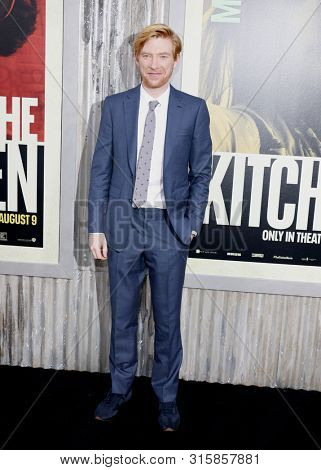 Domhnall Gleeson at the Los Angeles premiere of 'The Kitchen' held at the TCL Chinese Theatre IMAX in Hollywood, USA on August 5, 2019.