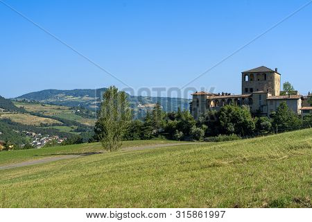 Springtime Landscape Along The Road From Bettola To Prato Barbieri, Piacenza, Emilia-romagna, Italy