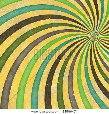 60 ' s 70 ' s Groovy redemoinho Retro Funky espiral selvagem raios