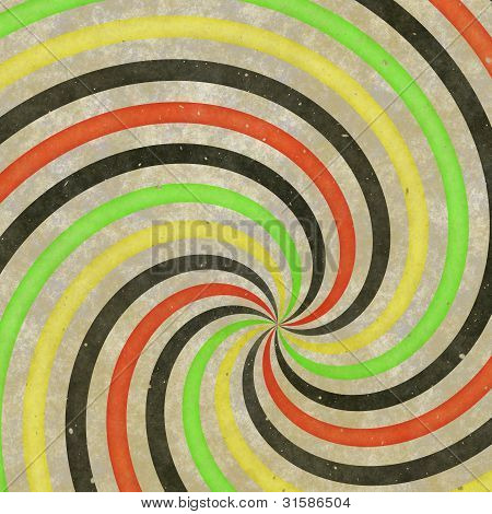 60 ' s 70 ' s Groovy redemoinho Retro Funky espiral selvagem raios