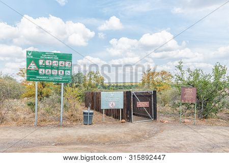 Kruger National Park, South Africa - May 8, 2019: Parking Area And Entrance Of The Mantambeni Bird H