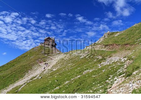 HÃ¼tte in den Dolomiten