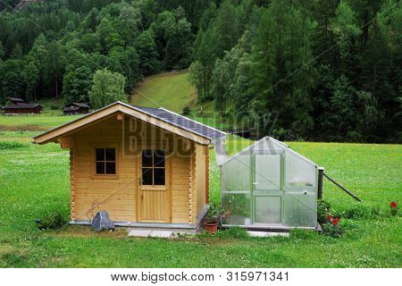  Summer landscape of Heiligenblut village in Austria, Europe