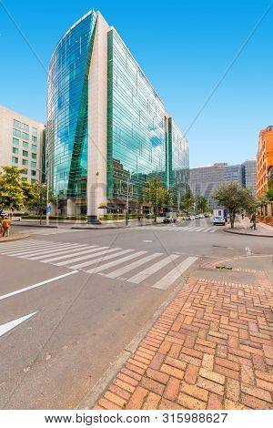 Bogota Colombia August 6 Offices And Residential Buildings In The Salitre District One Of The Newest