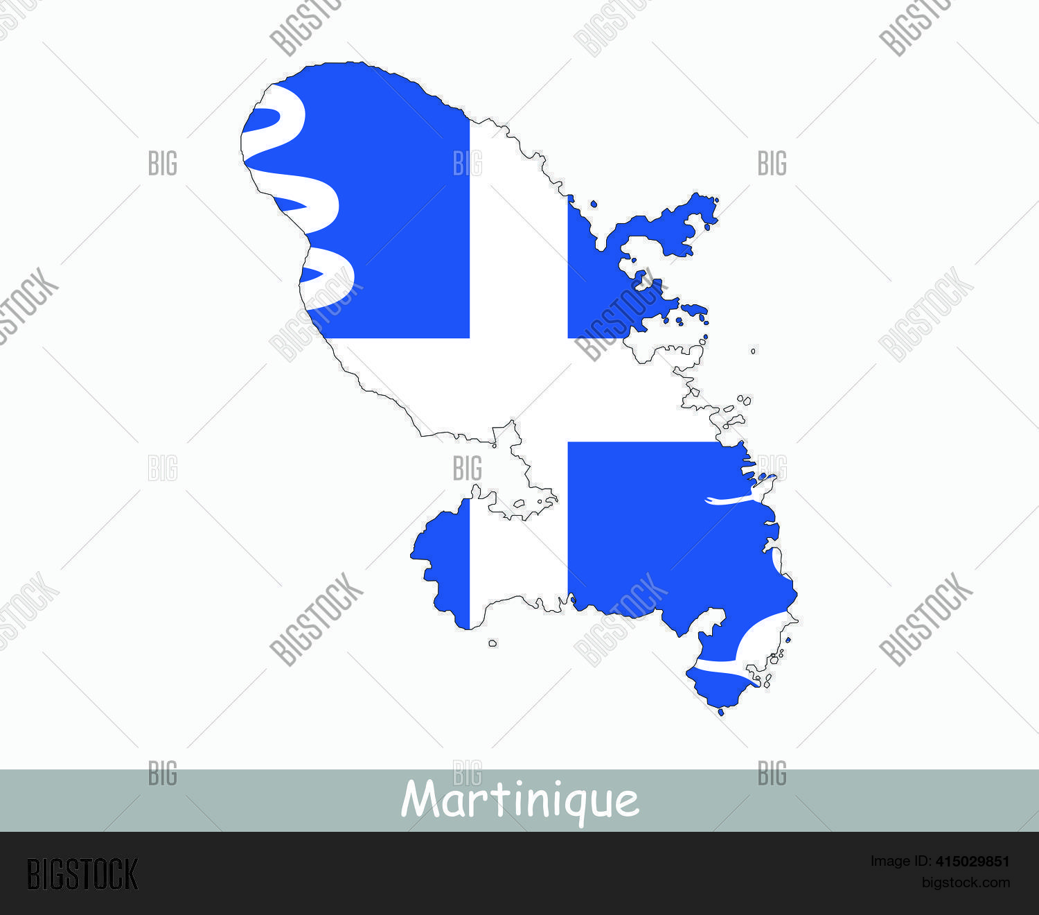 Martinique Map Flag. Vector & Photo (Free Trial) Bigstock