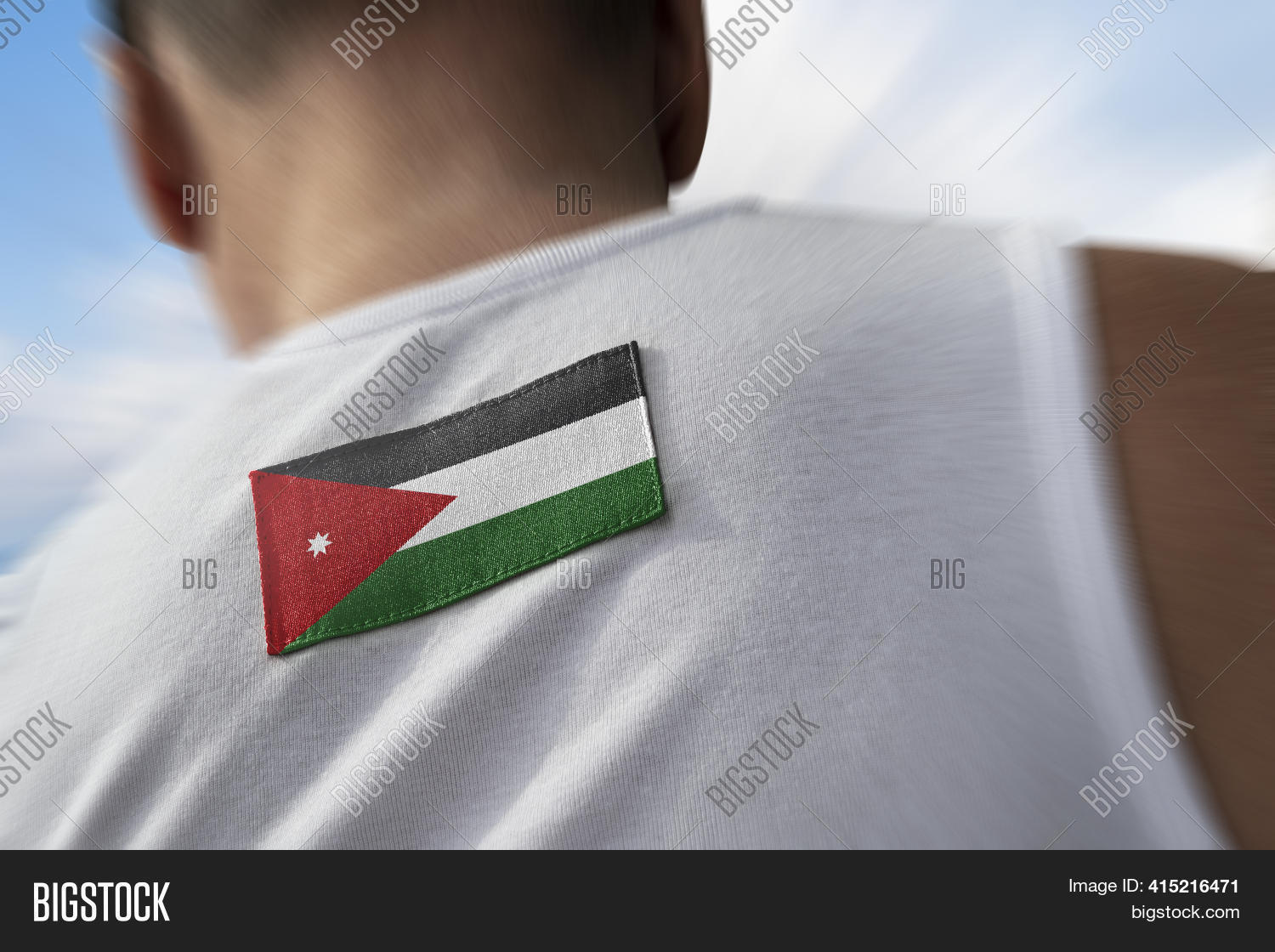 National Flag Jordan Image & Photo (Free Trial) Bigstock