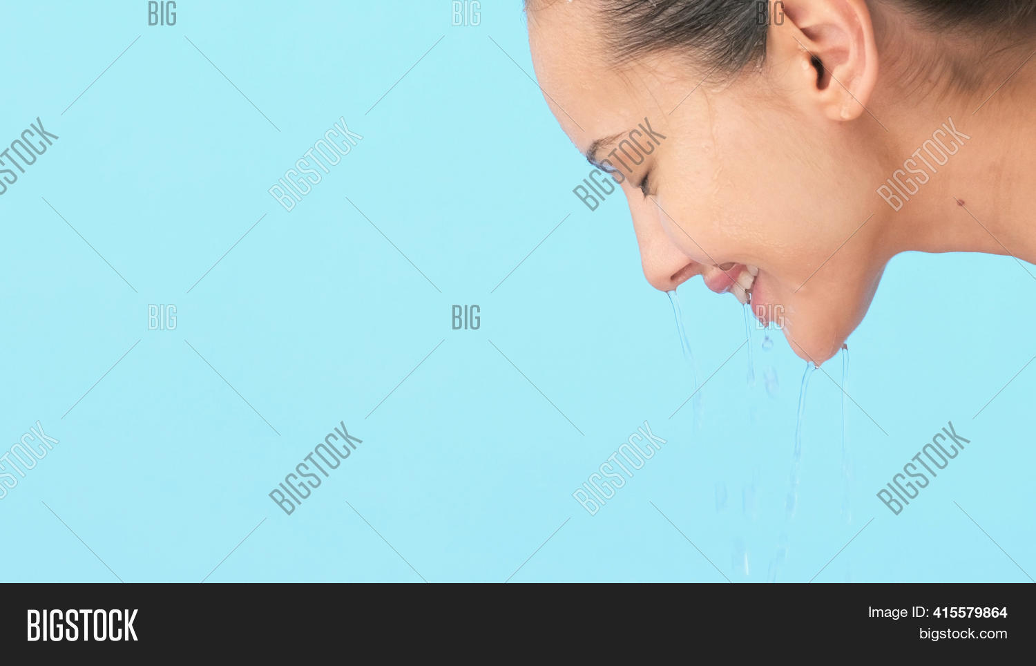 Female Face Water On Image & Photo (Free Trial) Bigstock