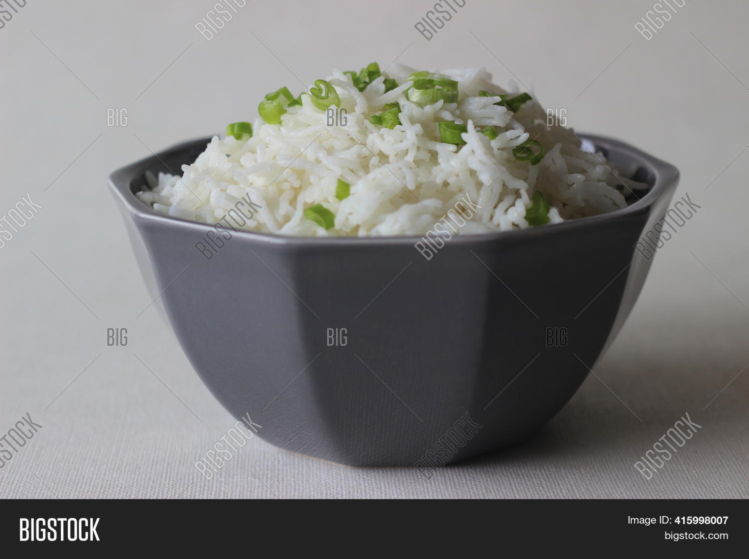 Steamed White Rice Image & Photo (Free Trial) Bigstock
