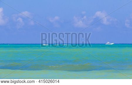 Tropical Mexican Beach 88 Punta Esmeralda Playa Del Carmen Mexico.