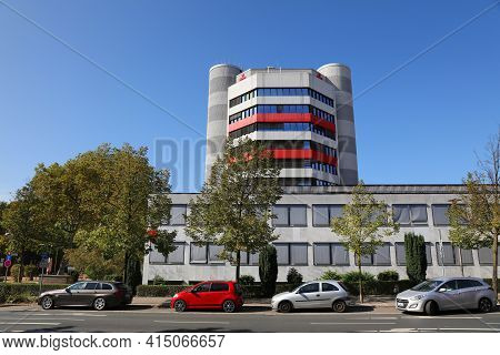 Gladbeck, Germany - September 20, 2020: Sparkasse Savings Bank Building In Gladbeck, Germany. It Is 