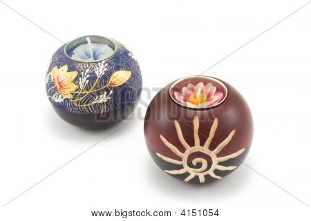 Dos candelabros