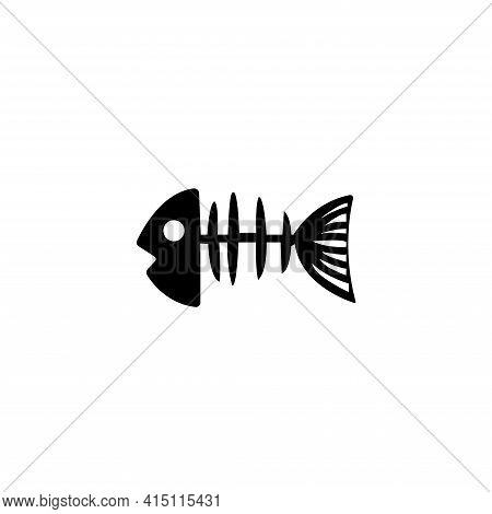 Logo Design Spiny Fish Icon Vector Template