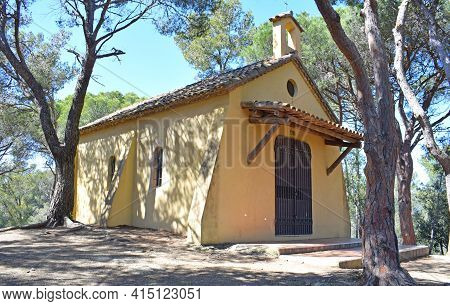 Chapel Of The Virgin Of The Rosary, In Sant Climent De Llobregar Barcelona Spain