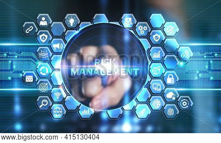 Risk Management And Assessment For Business Investment Concept. Business, Technology, Internet And N