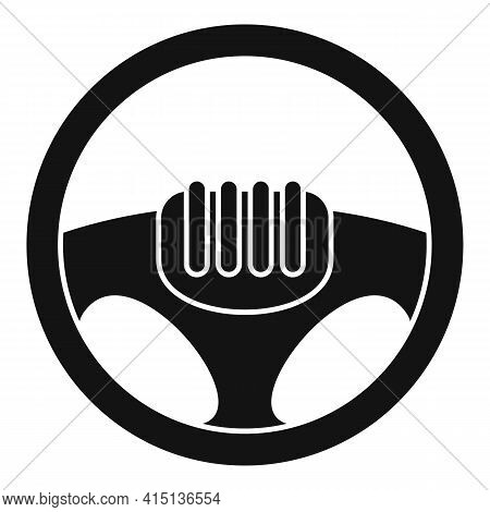 Drive Steering Wheel Icon. Simple Illustration Of Drive Steering Wheel Vector Icon For Web Design Is