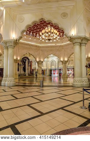 Ibn Battuta Mall, Dubai, United Arab Emirates, March 29, 2021, The Interior Of Ibn Battuta Mall Is O