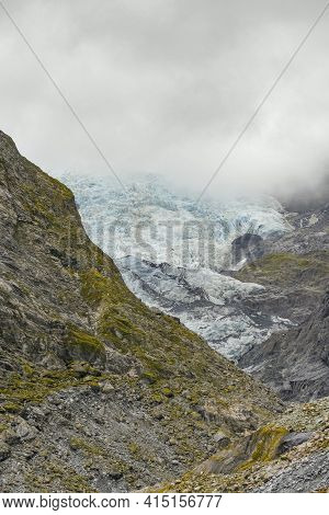 Scenery Around The Franz Josef Glacier On The West Coast At The South Island Of New Zealand