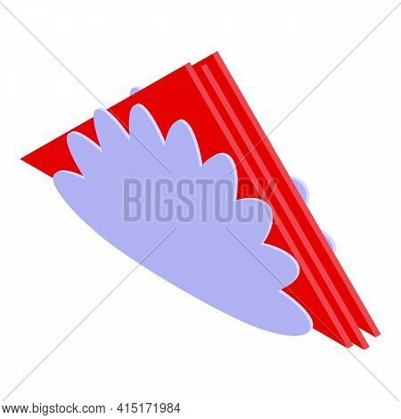 Table Napkins Icon. Isometric Of Table Napkins Vector Icon For Web Design Isolated On White Backgrou