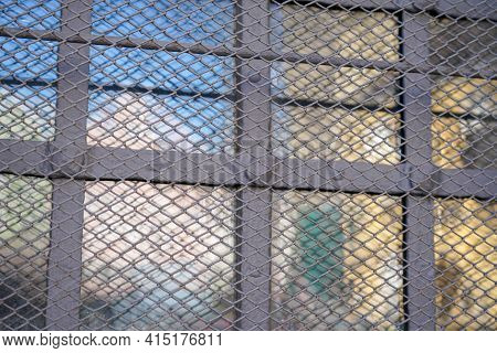Elaborately Artfull Crafted Wrought Iron Work On Buildings In Germany, Bavaria