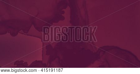 Color Wine Splash. Watercolor Maroon Texture. Graphic Burgundy Cover. Dark Maroon Pattern. Red Wine 