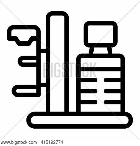 Mammography Machine Icon. Outline Mammography Machine Vector Icon For Web Design Isolated On White B
