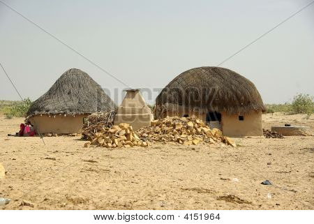 Vesnice v poušti, Rajasthan