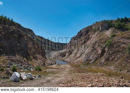 Closed Surface Quartz Mine Stanislaw, Izera Moutains, Poland