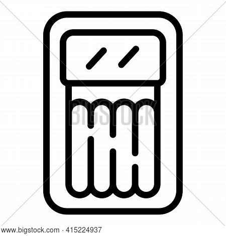 Pool Mat Icon. Outline Pool Mat Vector Icon For Web Design Isolated On White Background