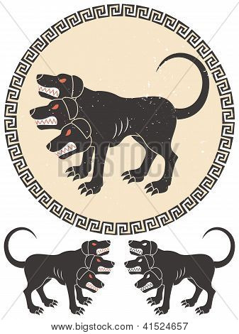 Cerberus stiliseret