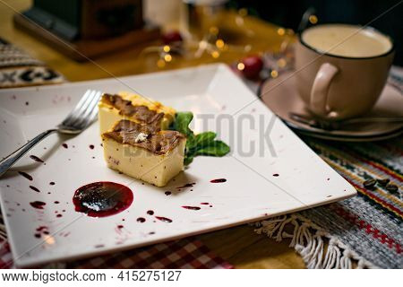Traditional Georgian Sweets And Desserts With Hazelnuts, Walnuts, Grape Juice, Honey, Chocolate. Bak