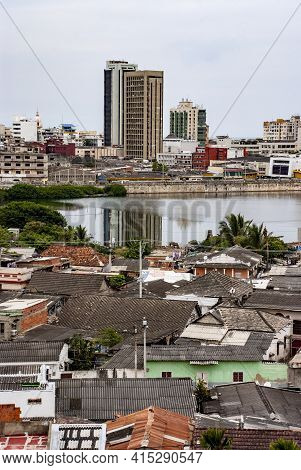 Top View Of Cartagena, Known In The Colonial Era As Cartagena De Indias - Colombia. 26th Of April 20